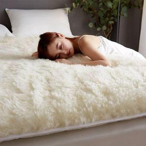 호주산 양모 침대 두꺼운 양털 침실 패드 누빔