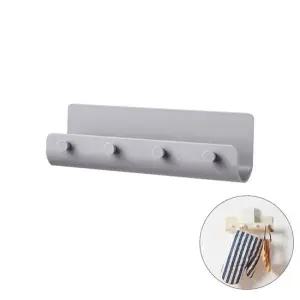 무타공 장식장 U자형 벽걸이 4구 선반 DD-10583 원목선반 미니선반 무타공선반 벽선반