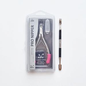 큐티클제거 전문가용니퍼 J2스틸 Maha 프로니퍼 프로네일니퍼+그립+케이스+듀얼푸셔J93 네일니퍼 큐티클니