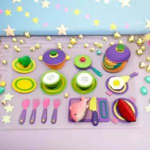 소프트 소꿉놀이 쿠쿠 세트 27P 주방놀이 조리도구 식기 음식모형 밥솥 밥그릇 쿠킹토이