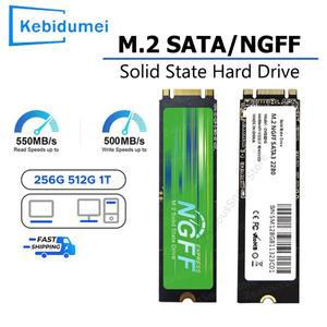 NGFF 솔리드 스테이트 드라이브 디스크 M.2 SATA SSD 1TB 550 MB/S 읽기 속도 512GB 256GB 2280mm B & M 키