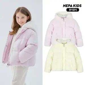 [네파키즈/택가249,000] KL82007 코지 크롭 덕다운 자켓 본사직영