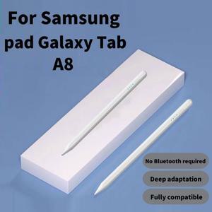 삼성 패드 용 터치 펜 갤럭시 탭 A8 용량 성 스크린 스타일러스 연결 낙서 클립핑 쓰기