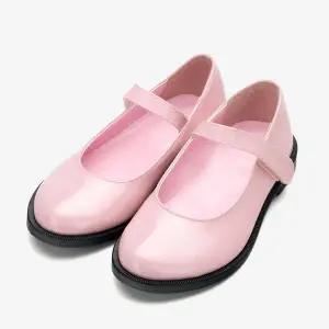 [보리보리/아이들]2011 키즈 & 맘 크링크 소가죽 플레인 메리제인 - 라이트핑크