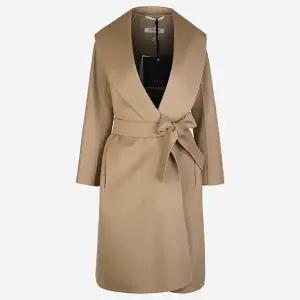 막스마라 5F 2529016061600 045 메시 벨티드 버진 울 코트 카멜