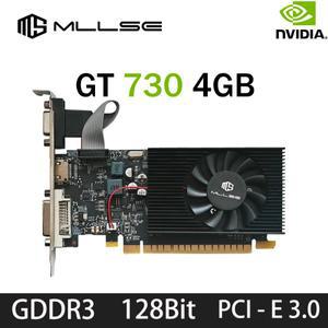 [로로구대]MLLSE GT 730 4GB 그래픽 카드 GDDR5 128Bit HDMI DVI VGA PCI-E 3.0 Geforce GPU Gt 730 게임용