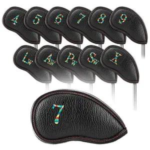 고품질 컬러넘버 아이언 커버 세트 / 헤드커버