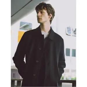 울/캐시미어 핸드메이드 하프 코트  네이비 (RX5930P62R)