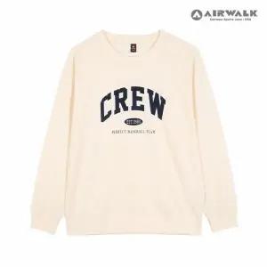 [보리보리/에어워크 주니어]주니어 아치 베이직 루즈핏 맨투맨 티셔츠