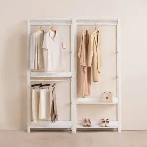 [삼익가구]크림  드레스룸 1600 세트(A타입)