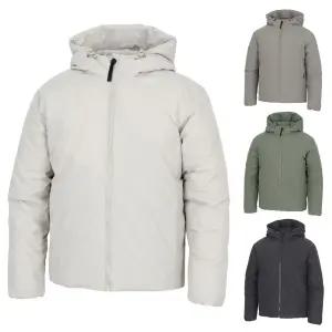 [김영주골프] 겨울 다운라이크 인퀄팅 후드 남성 골프 패딩 점퍼 DPWMJP27