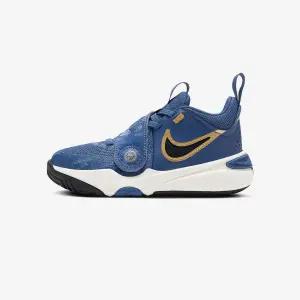 [Nike] 나이키 팀 허슬 디 11 KC 프리스쿨 블루 아동 농구화 찍찍이 운동화 FZ7296-400