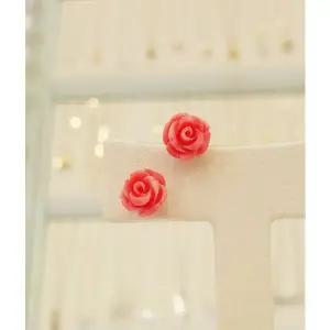 14K빨간장미 귀걸이(GE144)