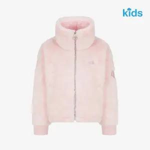 [노스페이스키즈]노스페이스 키즈 걸즈 퍼피 플리스 자켓 PALE PEACH NJ4FR52V