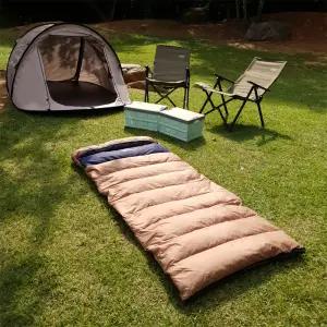 동계 구스 침낭 캠핑 겨울 백패킹 사계절 경량 차박