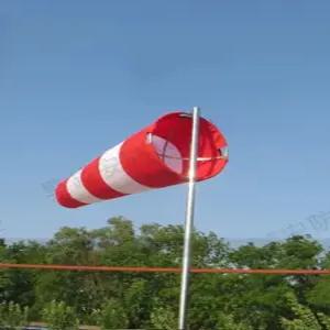 방수 야외 바람자루 풍속계 윈드삭 풍향기 오렌지 색상 측량 깃발 2미터