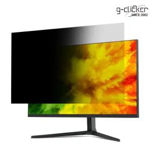 지클릭커 모니터 필름 PET 부착식 정보 보안 화면 보호기 블루라이트 차단 24인치