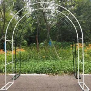 튼튼한 지지대 아치 울타리 펜스 장미넝쿨 원형 가드닝 정원용품 덩굴대 두꺼운 1.4m x