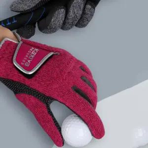 파크골프용 방한장갑 남성여성 니트소재 논슬립 겨울 라운딩 경량 보온 골프장갑