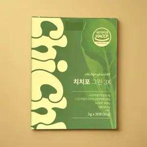 치치포 그린 3X 시금치 차 30포 1개