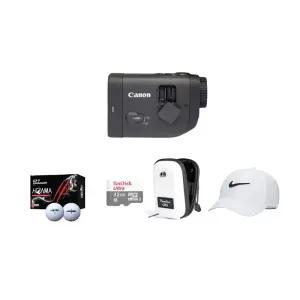 캐논 파워샷 PowerShot 골프 거리측정기+32Gb 메모리카드+하드케이스+골프공12구+나이키 드라이핏 스우시 캡모자/NA