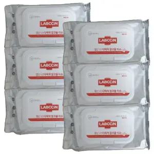 랩신 다목적 알코올티슈 50매 x 6개