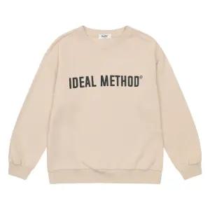 [에꼴리에] 남아 기모 레터링 맨투맨 티셔츠 21D0703_BE