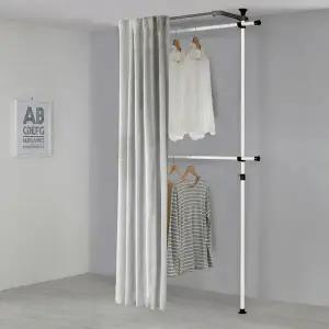 [왕자행거]왕자 심플2단커튼행거_선택형B타입