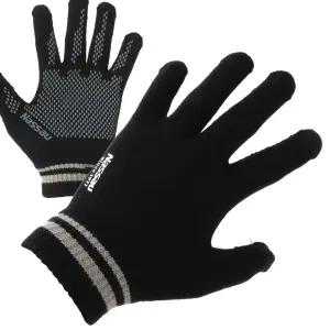 (끝장) 낫소 스마트 니트장갑 블랙 방한 주니어 성인 축구 운동 겨울