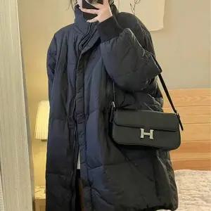 여성 블랙패딩점퍼 출근룩 데일리룩 겨울 외투 아우터 (WFG6LMA)