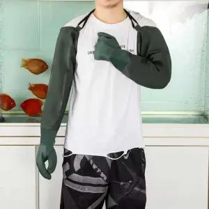 수산시장 장갑 장화 어업용 고무 고무장갑 블루 해루질 손질