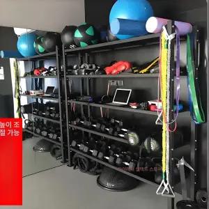 헬스장 선반 소도구 수납 진열장 거치대 체육관 홈짐
