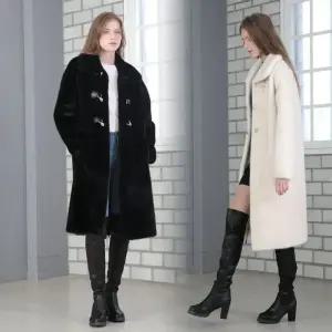 오브글로리 프리미엄09FAUX FUR 밍크롱코트