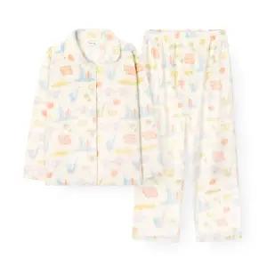 [오르시떼](타임스퀘어점패션관)여성 G125 캔버스뉴욕 긴소매 파자마 세트