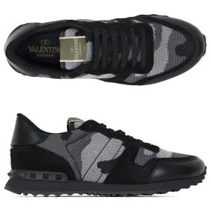 [발렌티노][명품] 발렌티노 가라바니 발렌티노 블랙 락러너 카모플라쥬