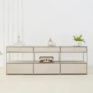 루토 서랍 6칸 모듈형 수납 거실장