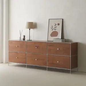 제연 원목 서랍 수납 높은 거실장 2000