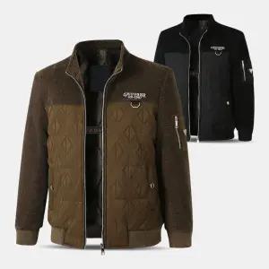 남성 털 안감 시보리 소매 지퍼 패딩 점퍼 APD01 겨울