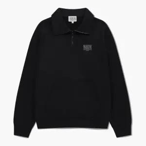 [마리떼프랑소와저버]마리떼 클래식 하프 집업 스 셔츠 A30 MFG45FSW203 BLK MTG OTM