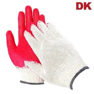DK KC 반코팅장갑 고급면사 작업용 코팅장갑 올풀림방지 오버록 100켤레