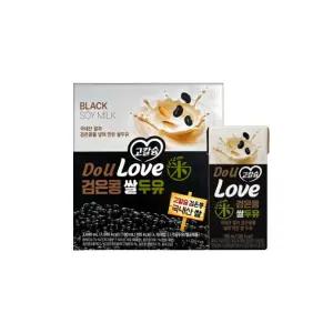 빙그레 두유러브 고칼슘 검은콩 쌀두유 190ml(16개입)X4박스 무료배송