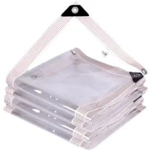 투명비닐 방수 포장마차 데크 테라스 접이식 원터치 겨울용 옥상 바람막이