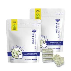 자우버 에브리데이 비건 식기세척기 세제 타블렛 60개입X2개