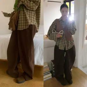 [모코블링]포켓 기모 팬츠 코튼팬츠 벌룬팬츠 와이드핏 기모안감 겨울바지