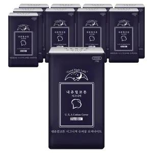 내츄럴코튼 시그니처 대용량 초흡수 생리대 날개형 오버나이트 7개입 10개