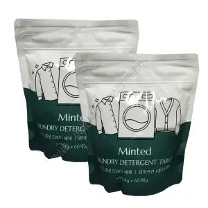 민티드 고체 중성 드라이세제 60정 2BOX in