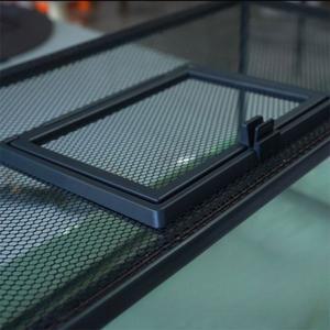 어항덮개 물고기 점프방지 수족관 커버망 검정 1 탈부착 어류 기본 사육장 20x20cm