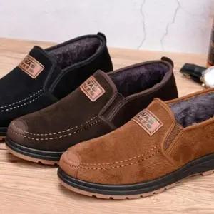 (다올)겨울 방한 로퍼 여성용 스웨이드 효도화 따뜻한