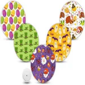 리브레 2 링고용 펀패치 프리스타일 접착 패치 20팩 방수 센서 커버 전체 논 중앙 저자극성 및 라텍스 프리