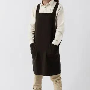 캔버스 앞치마 공방 작업용 주방 포켓 앞치마/원피스형/바리스타/미용/미용실/식당/어린이집/카페/공방